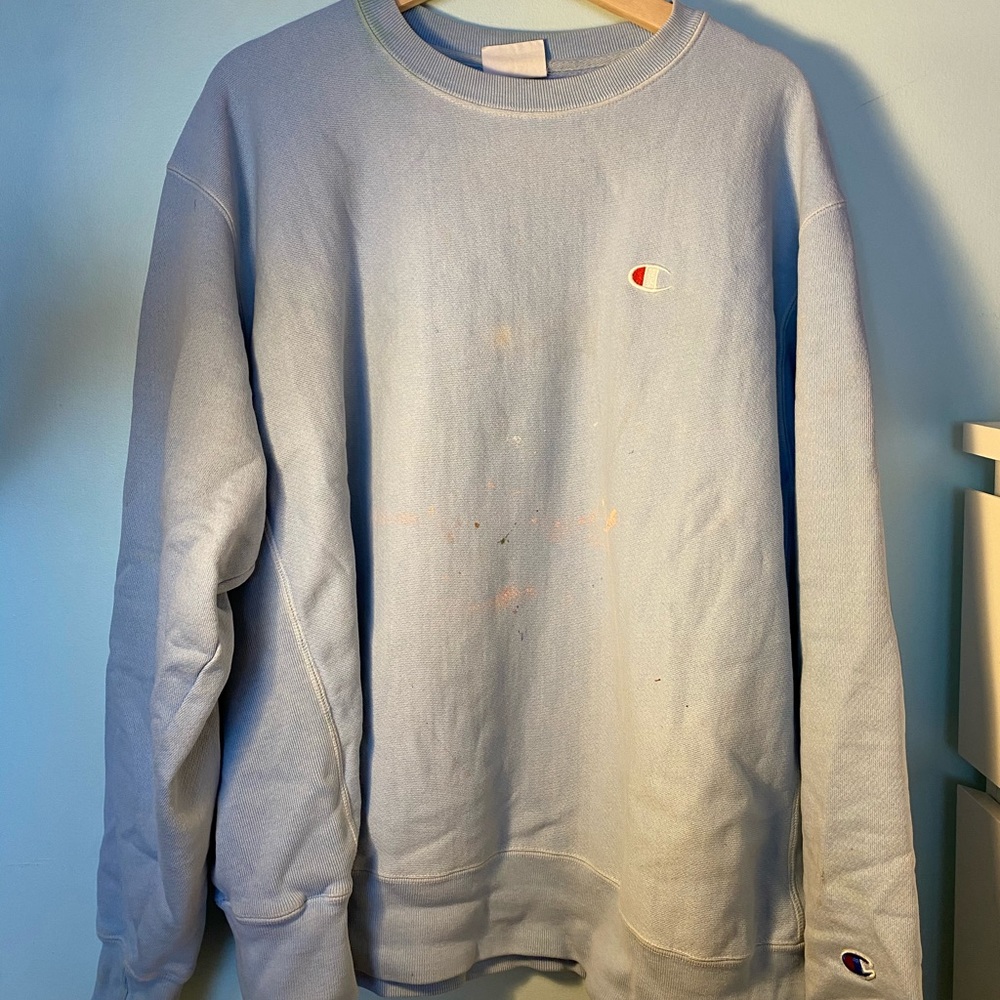 ONE OF A KIND! Champion distressed sweatshirt
